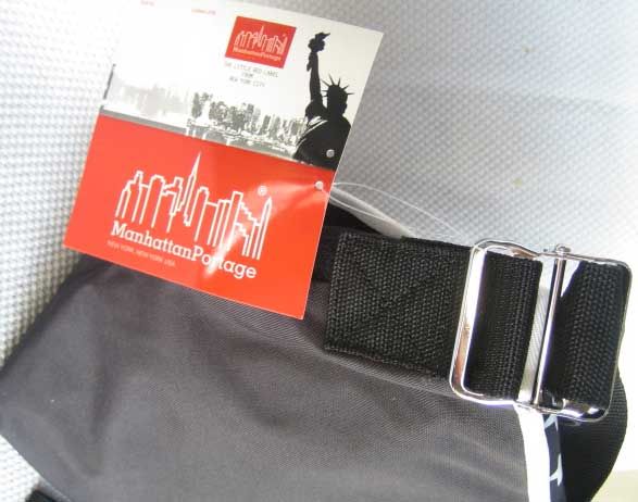 Manhattan Portage polyamide fibre shoulder bag/Black  