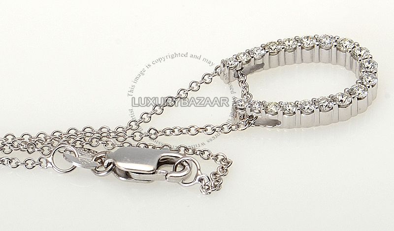 Hearts on Fire 18K White Gold & Diamond Whimsical Horseshoe Pendant 