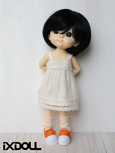 OS08 4] Mui chan Blythe Sporty Mary Jane Shoes Orange  