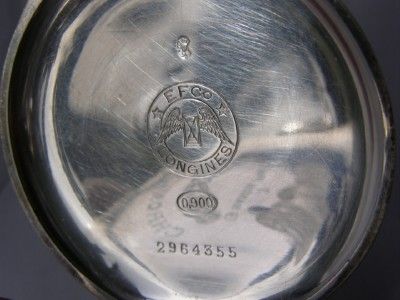   rare antique Silver Longines Marine Navy deck CHRONOMETER.5 Chatons