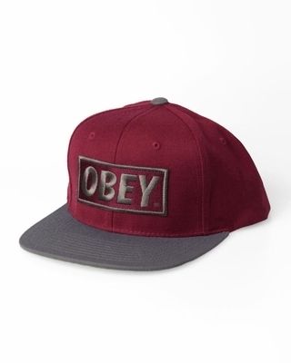 obey Original Burgundy snapback  