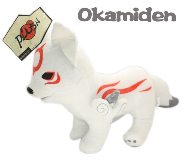 eCapcom Okamiden Chibiterasu Plush Doll Toy  