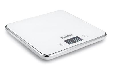 NEW Polder Slimmer Digital Kitchen Scale White CSC 311 90  