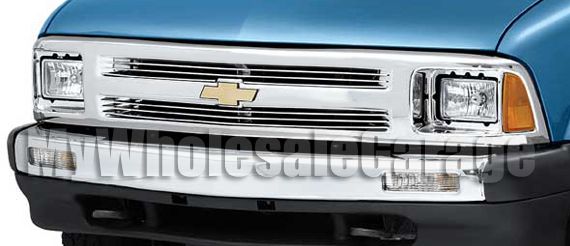 94 97 Chevy S 10 Horizontal Slats Billet Grille Insert  