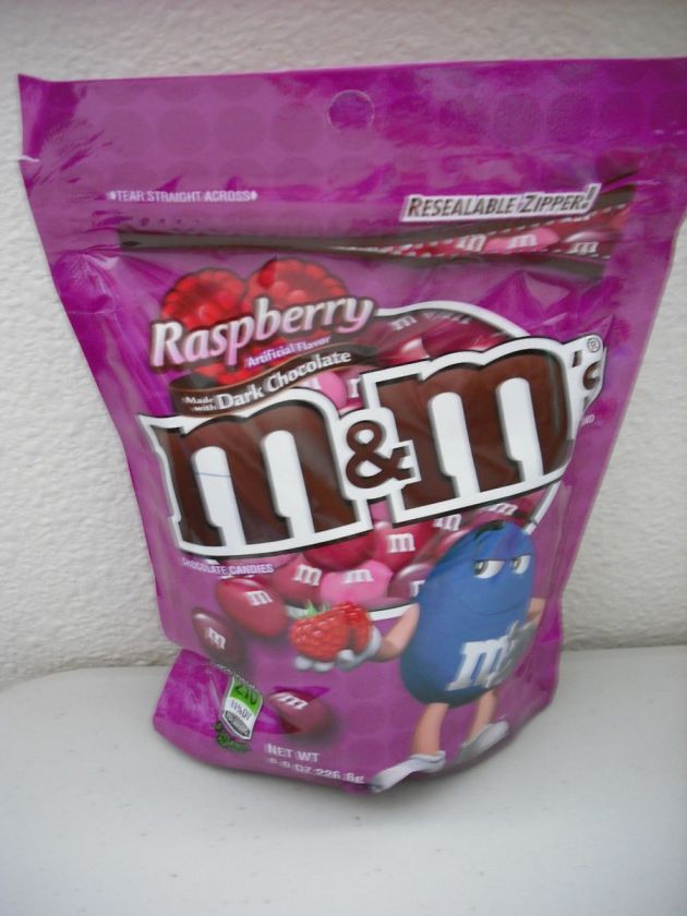 oz M&Ms DARK CHOCOLATE RASPBERRY Chocolate Candy Candies M&Ms 