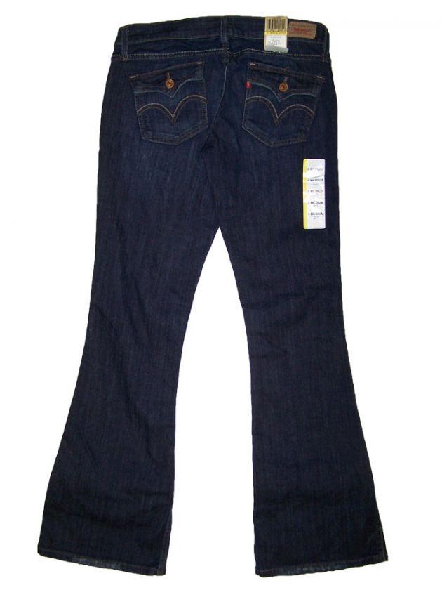 Levis 524 Too Superlow Flare Juniors Jeans Dark Sky  