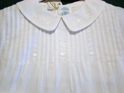   BROTHERS NB/3M BOYS EMBROIDERED CHRISTENING GOWN SET~NWT  