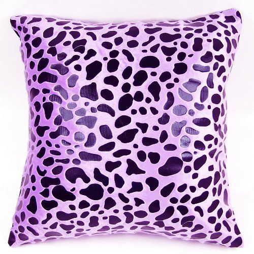   Fashional Leopard Printed Pillow Case Cushion Cover Square 16.5 PT