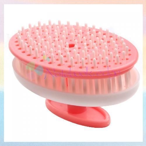 Hair Growth Shampoo Scalp Massage Massager Brush Pink  