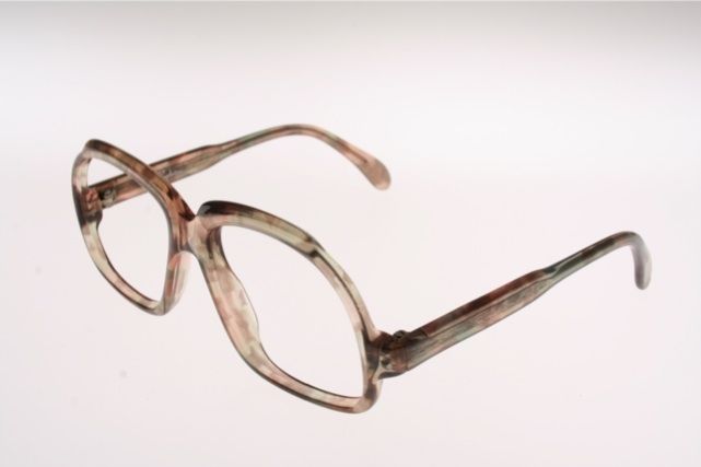   olive brown green vintage 70s Eyeglasses by SAPHIRA /F1W  