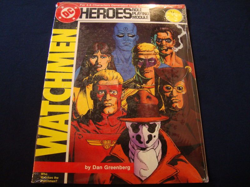 DC HEROES WHO WATCHES THE WATCHMEN MAYFAIR RPG MODULE  