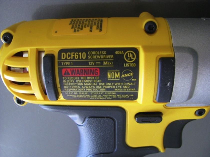 DeWALT DCF610 12V MAX* Li Ion Screwdriver Brand New  