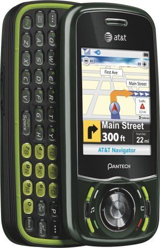 NEW PANTECH MATRIX C740 QWERTY KEYPAD SLIDER AT&T BLACK  