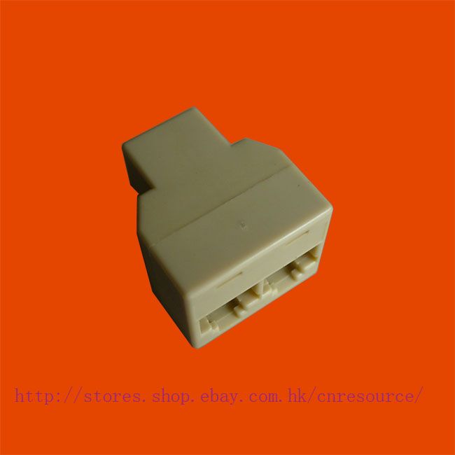 New RJ45 RJ 45 Connector Splitter Extender Plug Adapter  