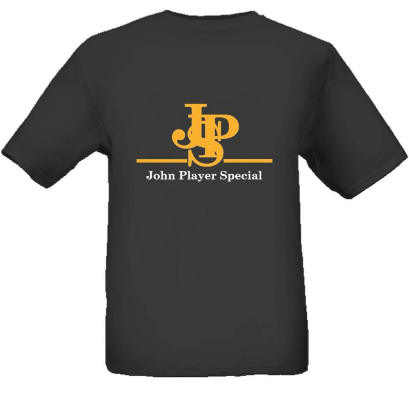 JPS John Player Special Logo Lotus Retro T Shirt  