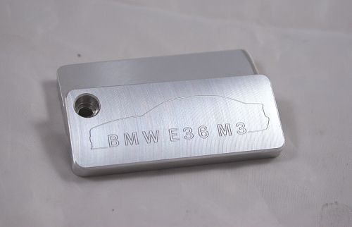 CNC Machined Aluminum Keychain E36 M3 BMW  