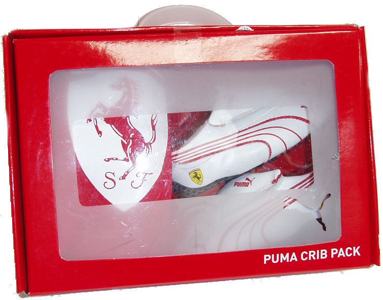 AUTHENTIC PUMA FERRARI BABY SHOES AND T SHIRT GIFT PACK  