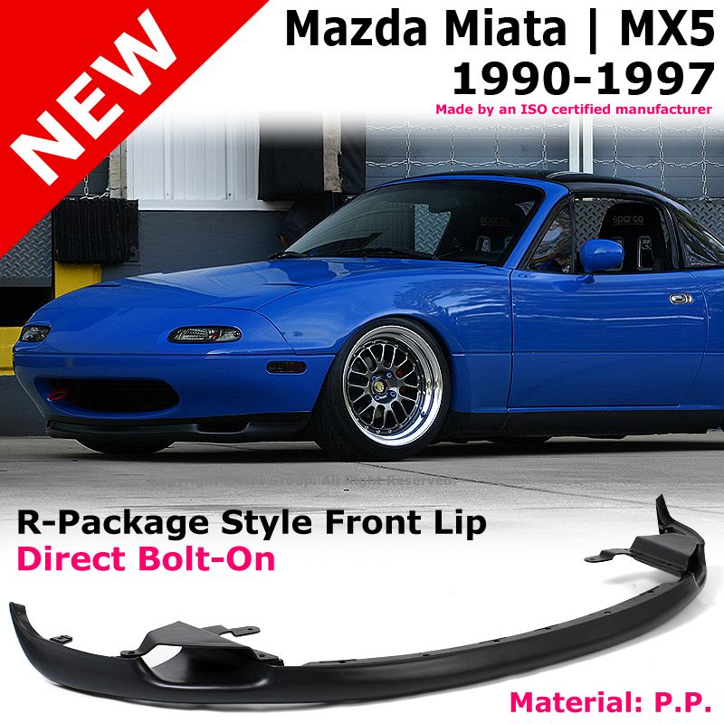Mazda Miata  MX5 90 97 R Package OEM Factory Style PP Front Lip 