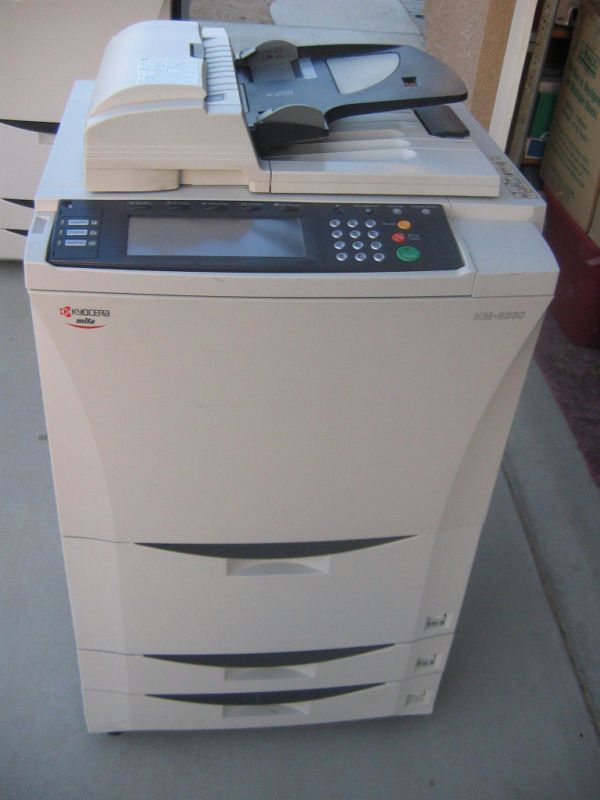 Kyocera Mita KM 6330 B/W Copier Printer 63ppm,266k copy  