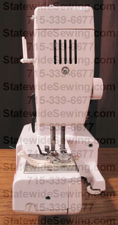 HEAVY DUTY metal Free Arm Sewing Machine NEW w/walking foot & serge 