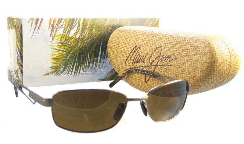 NEW MAUI JIM Puamana 227 20H Brushed Bronze SUNGLASSES  