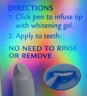 Listerine Whitening Pen Teeth Whitener Tooth Cleaner  