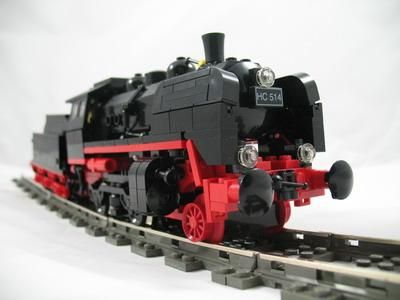Lego Custom Train Steam Locomotive INSTRUCTIONS ONLY  