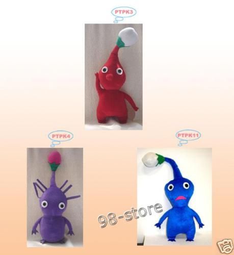 12 PIKMIN 2 Plush Doll Bud Collection set of 3  