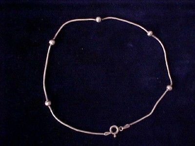 STERLING SILVER 925 FAS ITALY CHAIN BRACELET NR  
