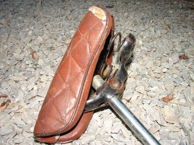 Vintage Persons Brown Vinyl Bike Bicycle Seat  