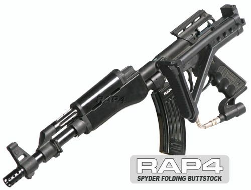 Spyder Folding Buttstock is compatible with all Spyder markers made 