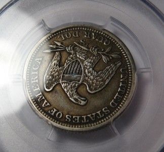   Liberty Quarter PCGS XF45 *Original* Rare Civil War Date  