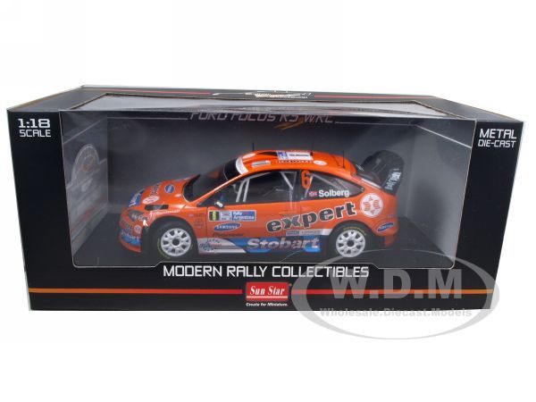  car model of Ford Focus RS WRC08 #6 H.Solberg/C.Menkerud 3rd Rally 