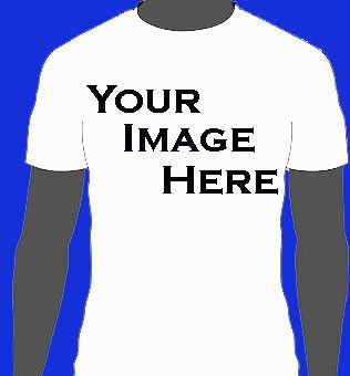 12 CUSTOM PRINTED WHITE T SHIRTS    