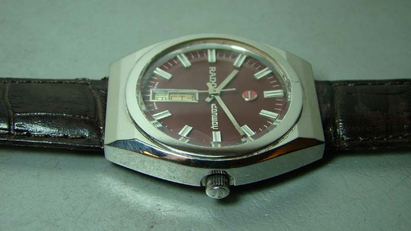 VINTAGE RADO CONWAY AUTOMATIC DAY DATE SWISS MENS WRIST WATCH OLD USED 