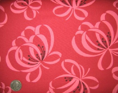 COUNTY FAIR home decor fabric Denyse Schmidt berry bow  