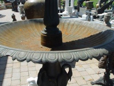 NICE CAST IRON 3 TIER VICTORIAN STYLE FOUNTAIN  