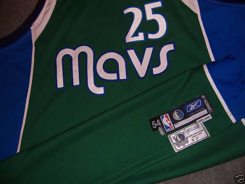 Dampier   Dallas Mavericks Game Used Authentic Jersey  