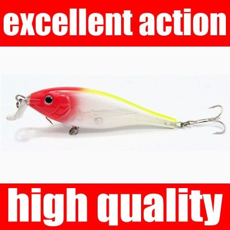 110mm 14gr FISHING Lures Coarse minnow bass pike trout crankbait jerk 