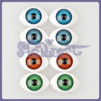 Lot 4 Color Oval Hollow Eyes Eyeball Fit Dollfie Doll  