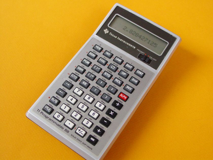   VINTAGE CALCULATOR   Texas Instruments TI 88 aka TI Programmable 88