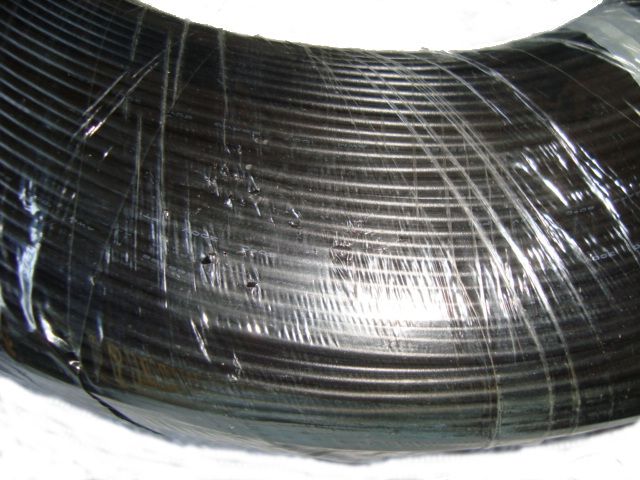 50ft Solid Tinned Copper 22 awg Black wire 300V  