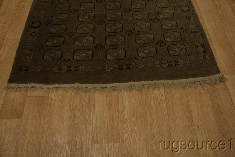   BROWN COLOR 5X8 SHIRVAN RUSSIAN ORIENTAL AREA RUG WOOL CARPET  