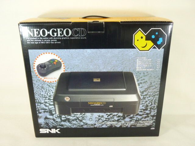 NEO GEO Neogeo CD Front Loading Console Boxed SNK 2301  