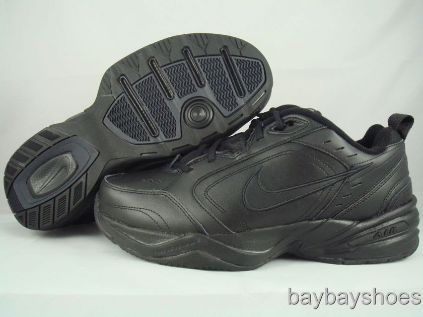 NIKE AIR MONARCH IV 4 WIDE 4E BLACK MENS ALL SIZES  