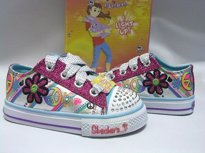 SKECHERS GROOVY BABY LIGHTS MULTI BIG KIDS US SIZE 4  