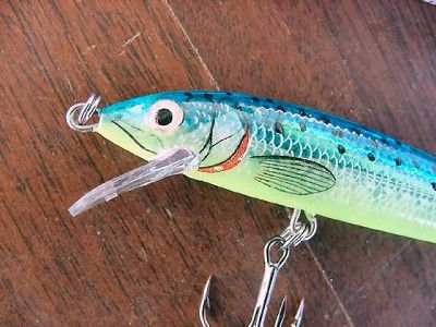 NEW RAPALA HUSKY JERK HJ10 GLASS BLUE MINNOW MADE IN IRELAND  