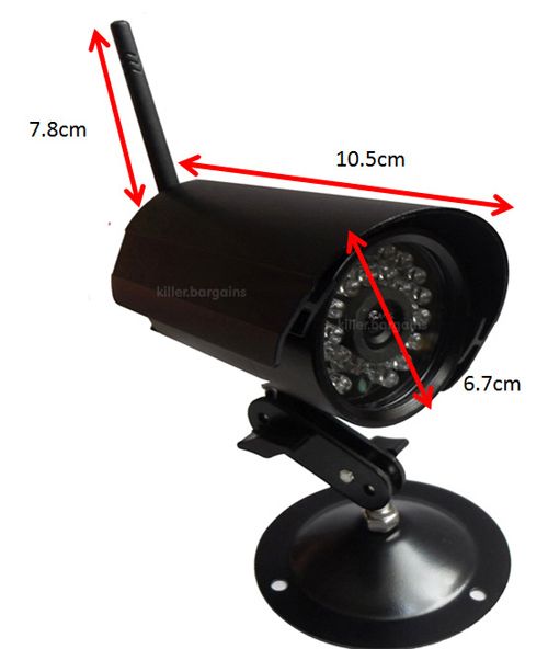 Wireless CCTV system Camera DVR kit outdoor indoor home  