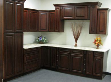 Cherry Antique 10 x 10 RTA Kitchen Cabinet Furniture  