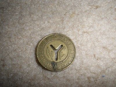 New York City Transit Authority One Fare Token Coin  